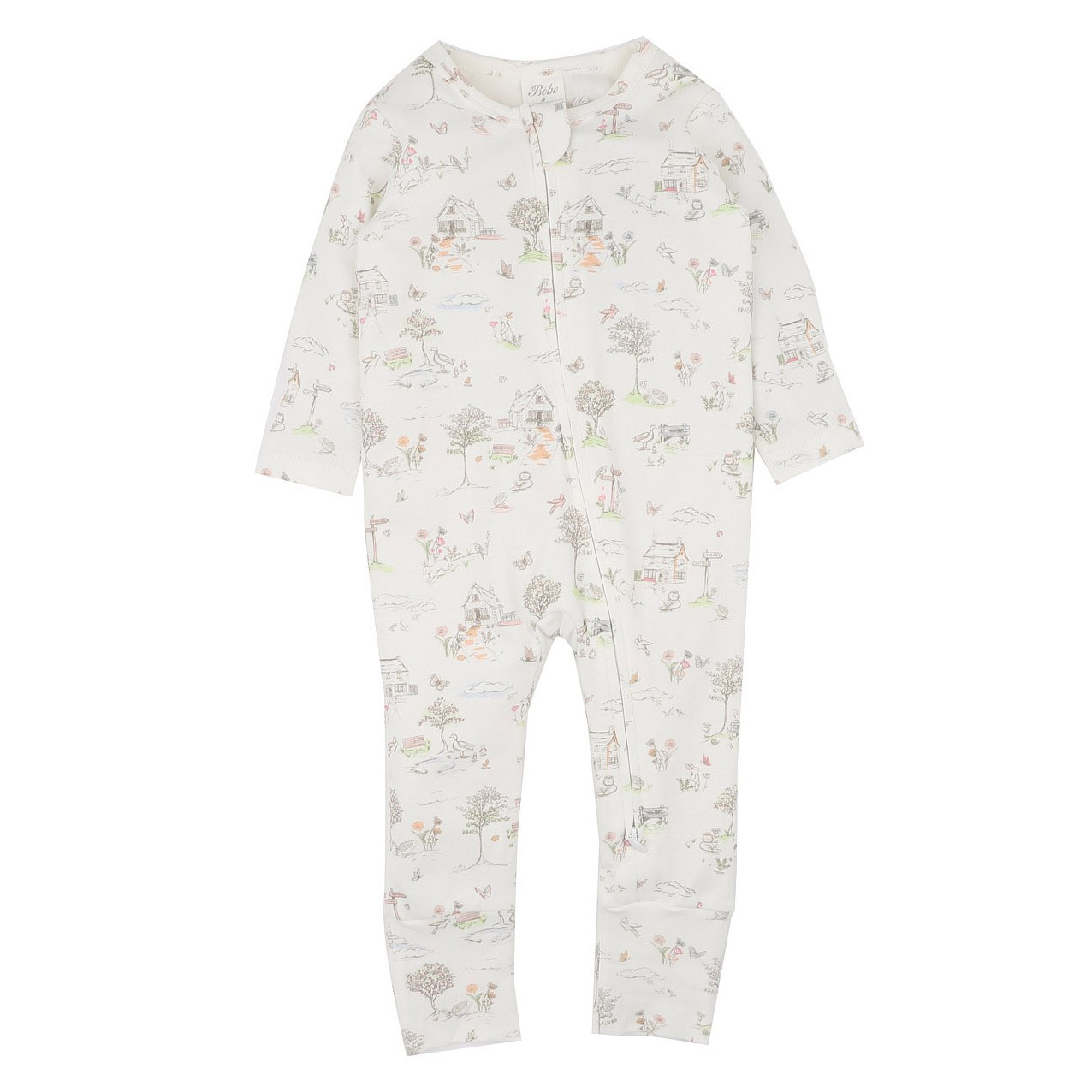 B&eacute;b&eacute; Beatrice Organic Ls Zipsuit